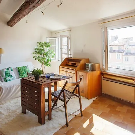 公寓 Gregbnb - Centre Ancien - Climatise - T2 Mezzanine - 6eme Etage